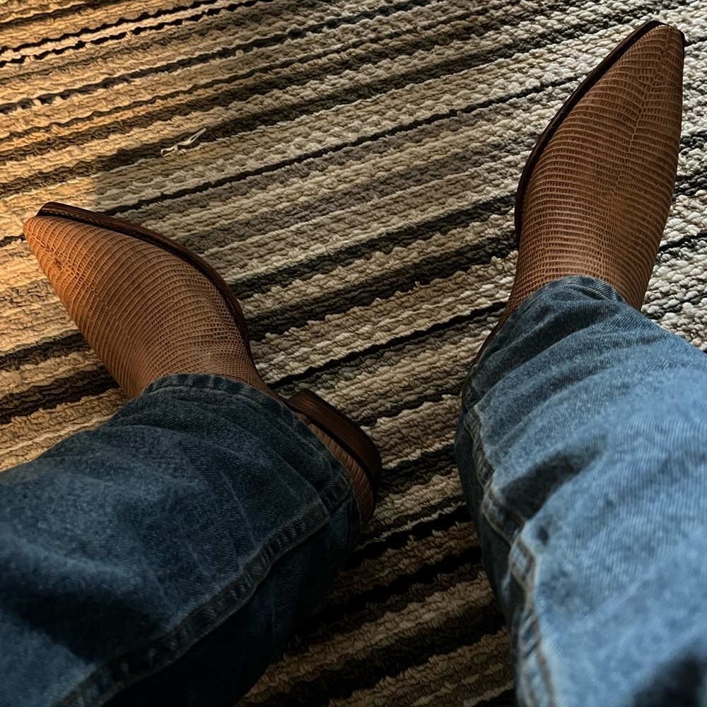 Tecovas limited edition Hank Relic lizard cowboy boots size 11 1/2D